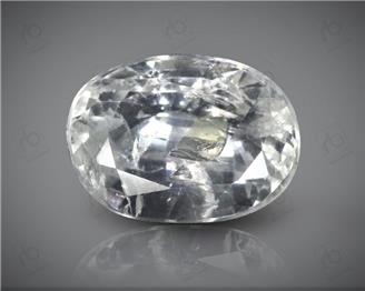 Natural White Sapphire Certified 5.90 cts. ( 63416 )